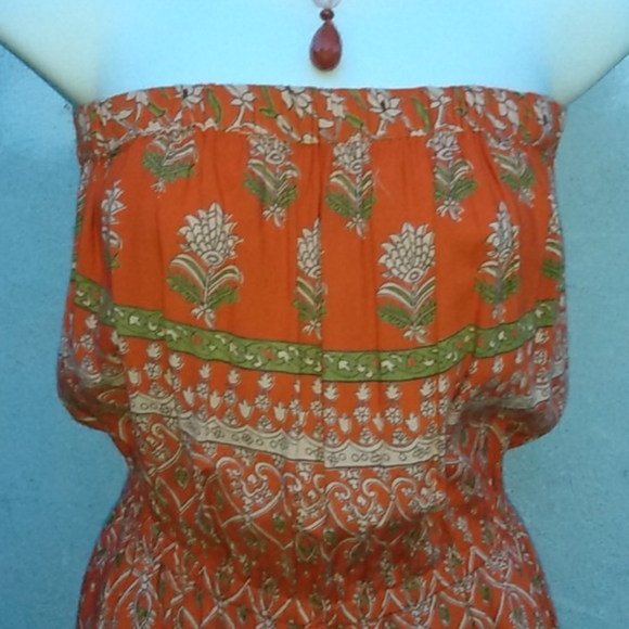 Sleeveless Strapless Boho Romper By Angie - Picture 2 of 13